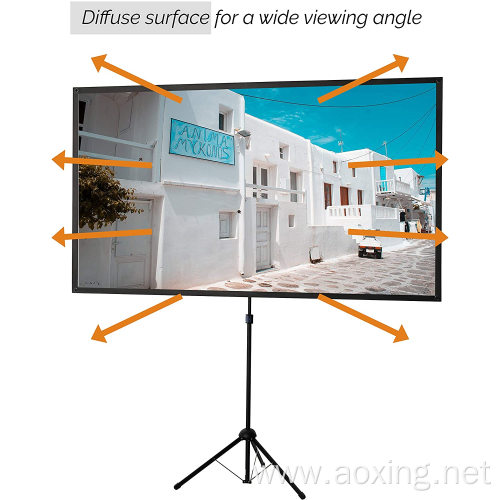 80 inch HD Stand Tripod frame Projector Screen